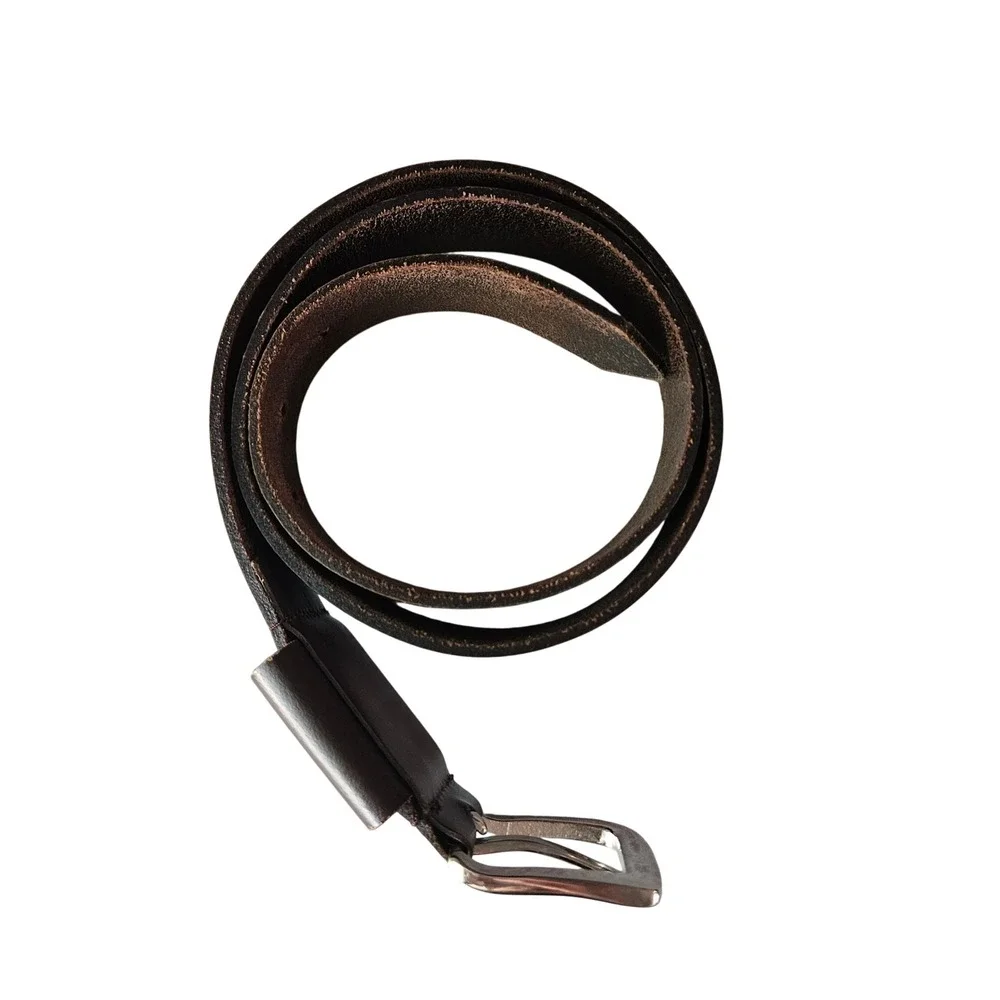 Genuine Leather Belt Brown Made in India Men's Size 36 Casual Jean Belt